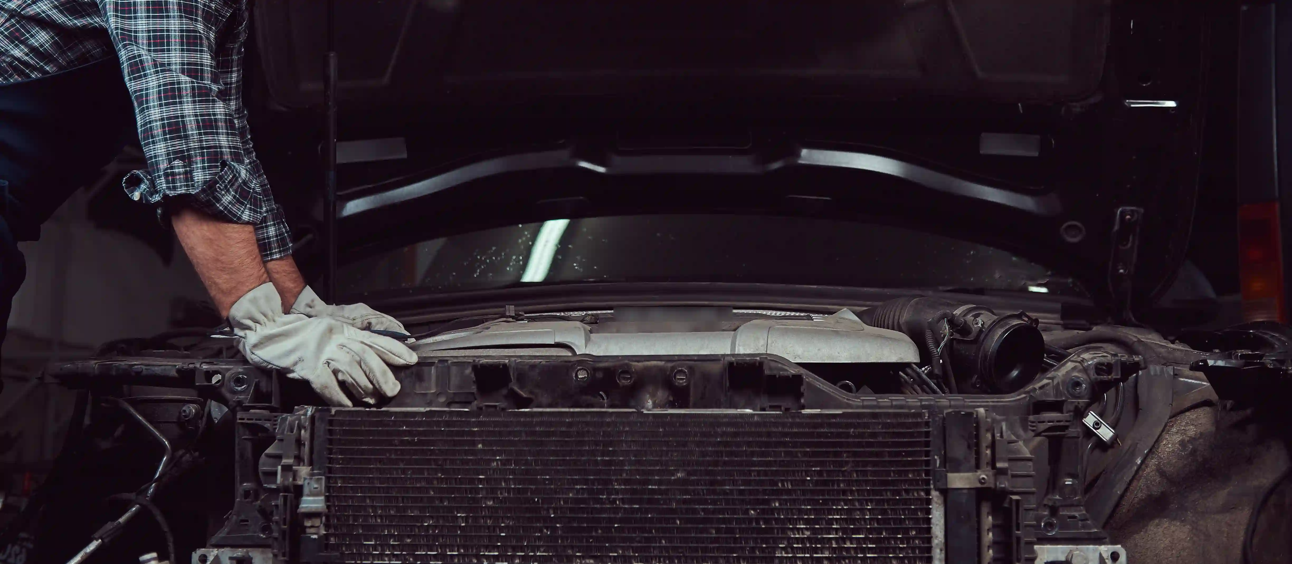 Мойка радиатора BMW